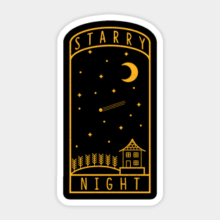 Starry Night Sticker